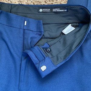 Haggar clothing tailored fit travel performance suit pants